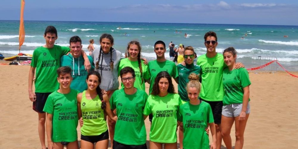 Gran éxito del CN San Vicente en el Campeonato de España de Salvamento Juvenil y Junior en Zarautz