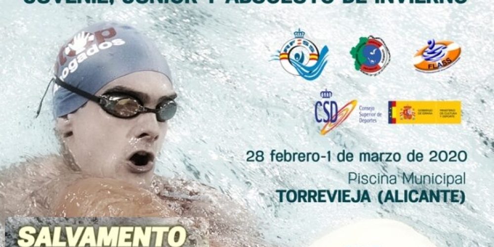 Salvamento y Socorrismo de San Vicente participó con éxito en el Campeonato de España Juvenil, Junior y Absoluto de Invierno