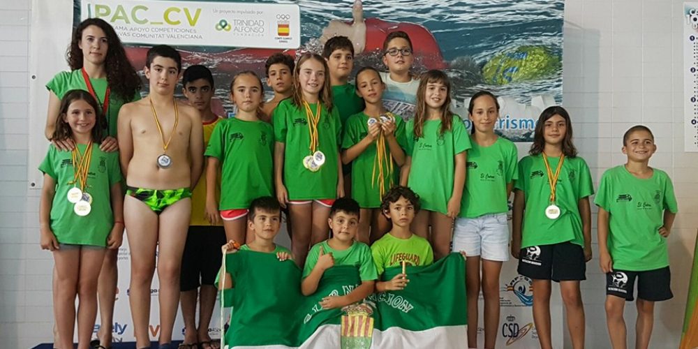 Destacada actuación de los nadadores en el campeonato de España de Salvamento y Socorrismo