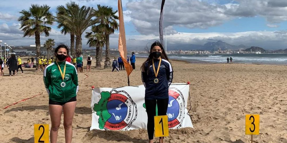 Jornadas de Banderas, en la playa de Urbanova. Salvamento y Socorrismo FSSCV21