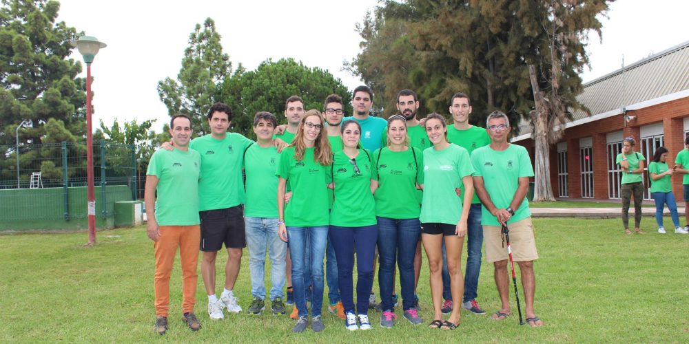 El equipo técnico del Club Natación San Vicente. Temporada 2015/2016