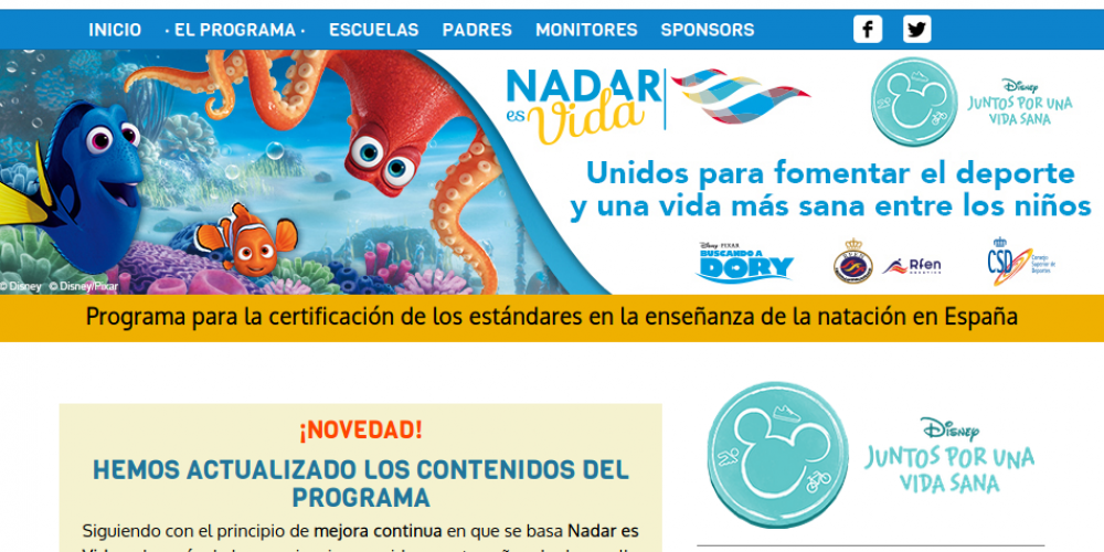 El Club Natación San Vicente se une al programa &#8216;Nadar Es Vida&#8217; para fomentar el deporte