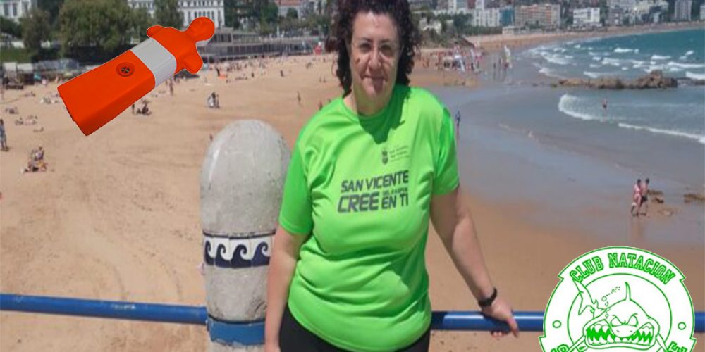 Clari Alemañ, del Club Natación San Vicente, subcampeona de España de socorrismo