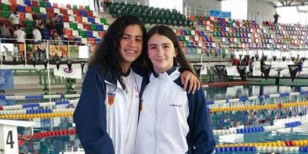 Las nadadoras del CN San Vicente deslumbran en el Nacional de edad escolar por comunidades