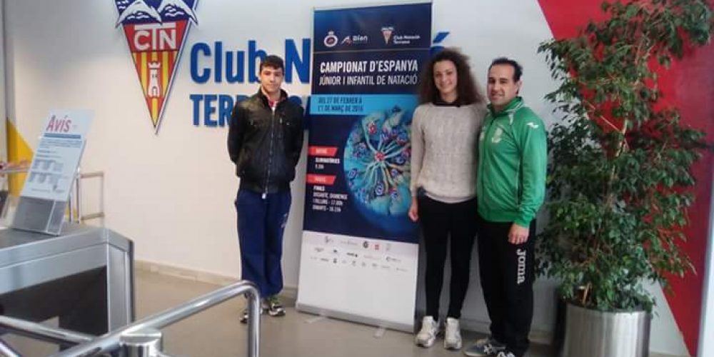 Zan Ayllon, y Arima del club natación san vicente, destaca en el campeonato de españa infantil