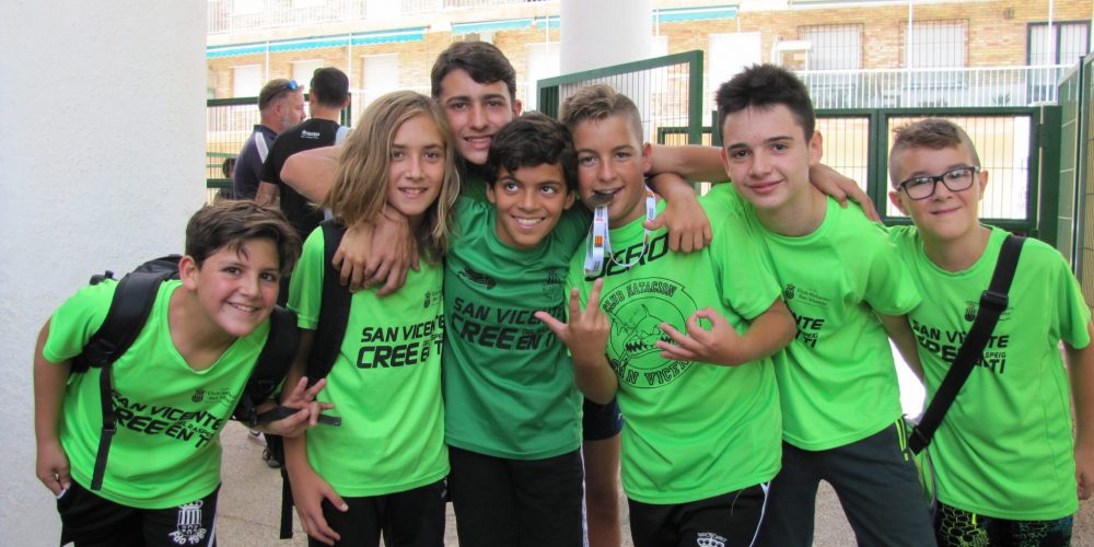 Espectacular rendimiento del nuestro equipo  benjamín en la final de los Juegos Deportivos de la Comunidad Valenciana