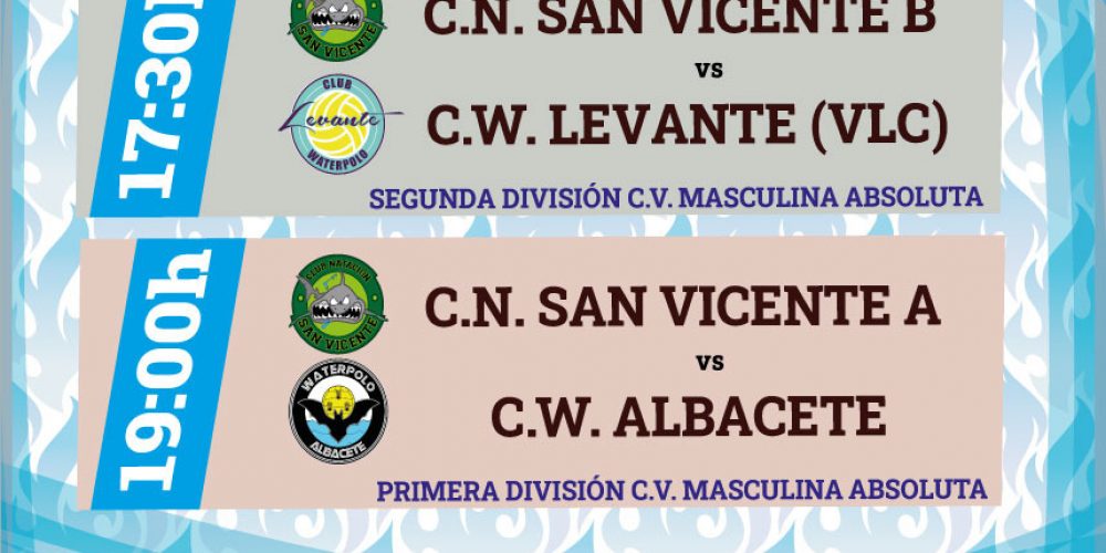 Jornada Waterpolo: Dos partidos en casa este sábado