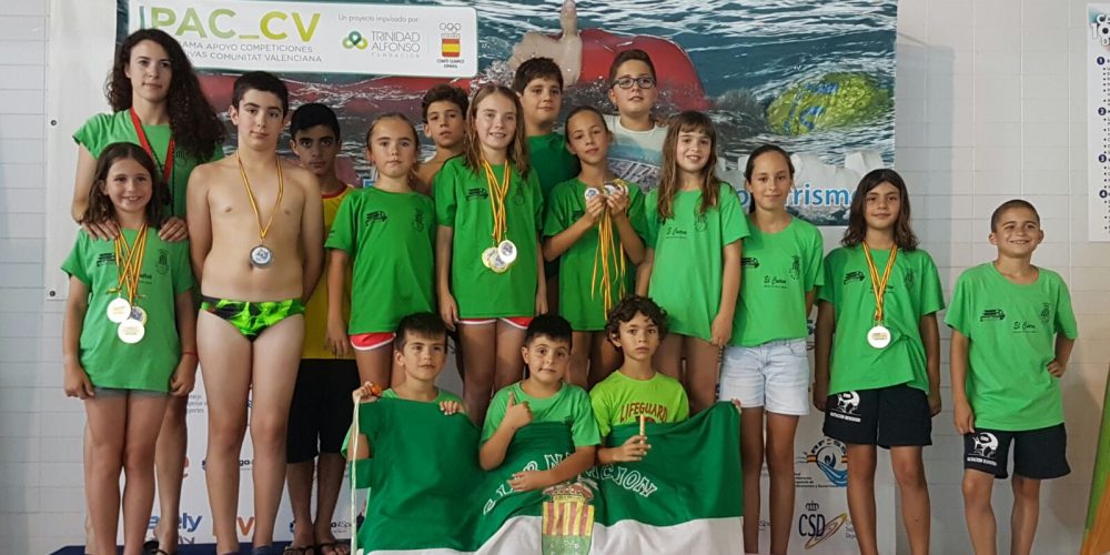 GRAN PRESENTACION DE TODOS LOS EQUIPOS DEL CLUB NATACION SAN VICENTE.