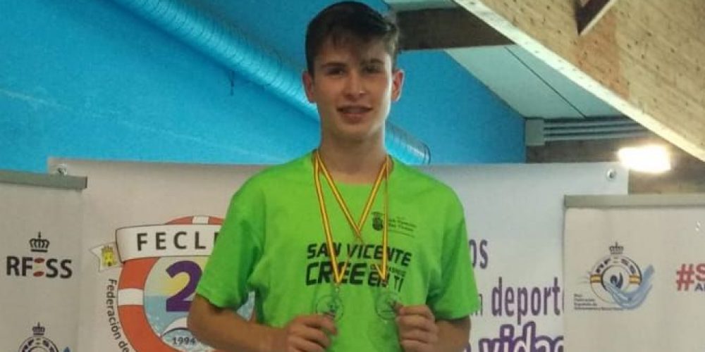 Roberto Ferrándiz al Nacional de Natación Alevín